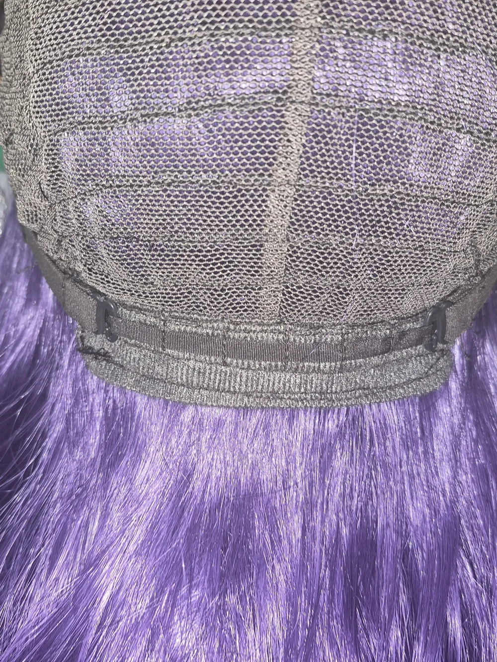 Purple Lace Front Women’s Wig - Synthetic Hair